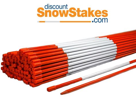 snow stakes for plowing